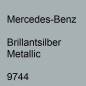 Preview: Mercedes-Benz, Brillantsilber Metallic, 9744.